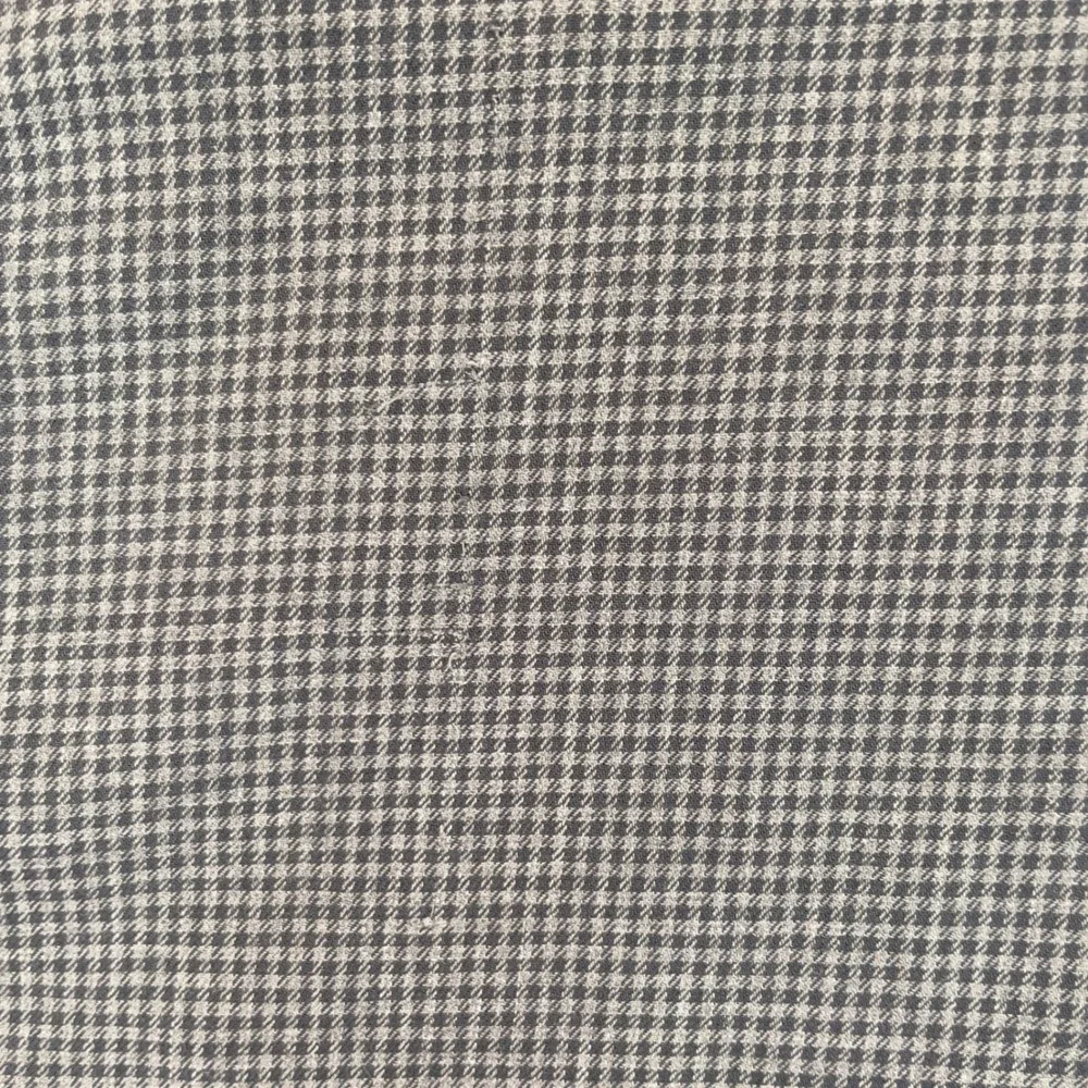 Ralph‎ Lauren Mens Button Up Shirt Gray Houndstooth Size 2XL Big Flawed/Bleach